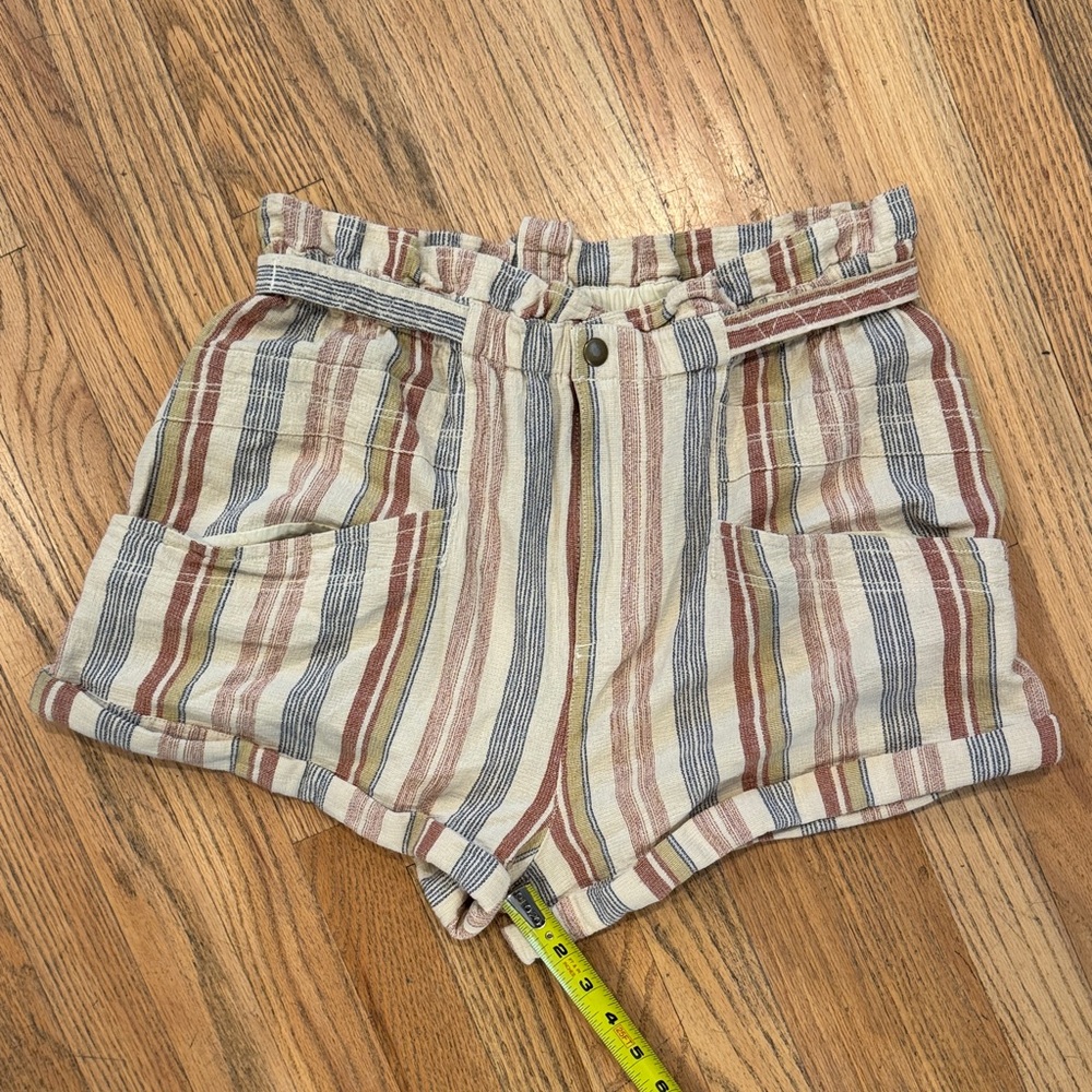 Free People Multicolor Striped High Waist Shorts - Picture 7 of 13